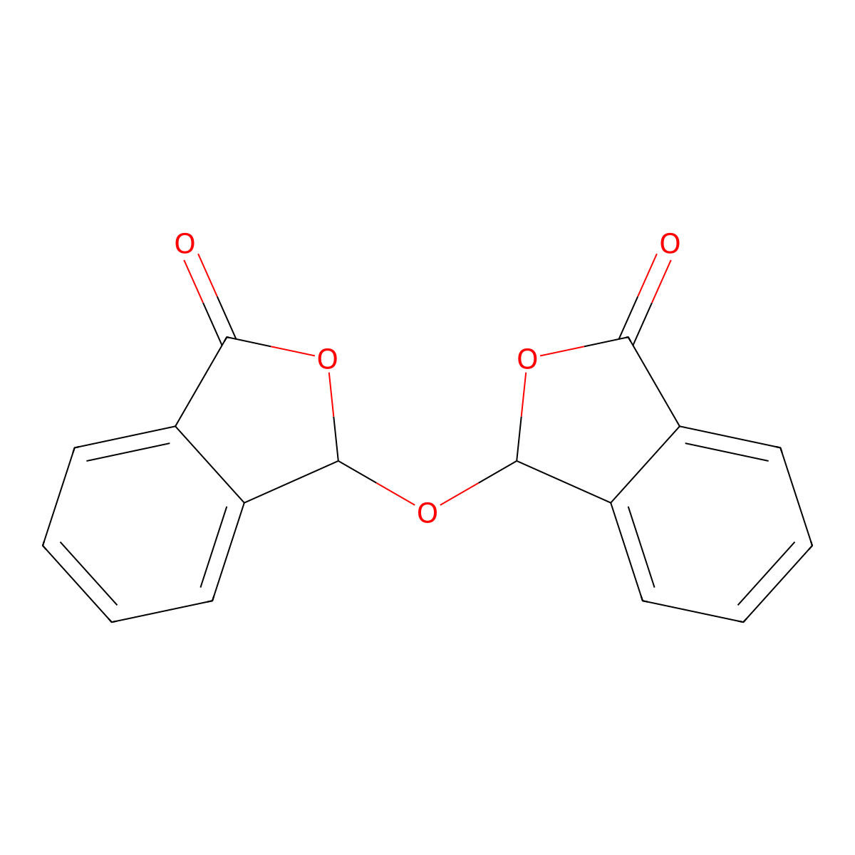 3-[(3-oxo-1H-2-benzofuran-1-yl)oxy]-3H-2-benzofuran-1-one molecular structure, CAS 65543-72-8