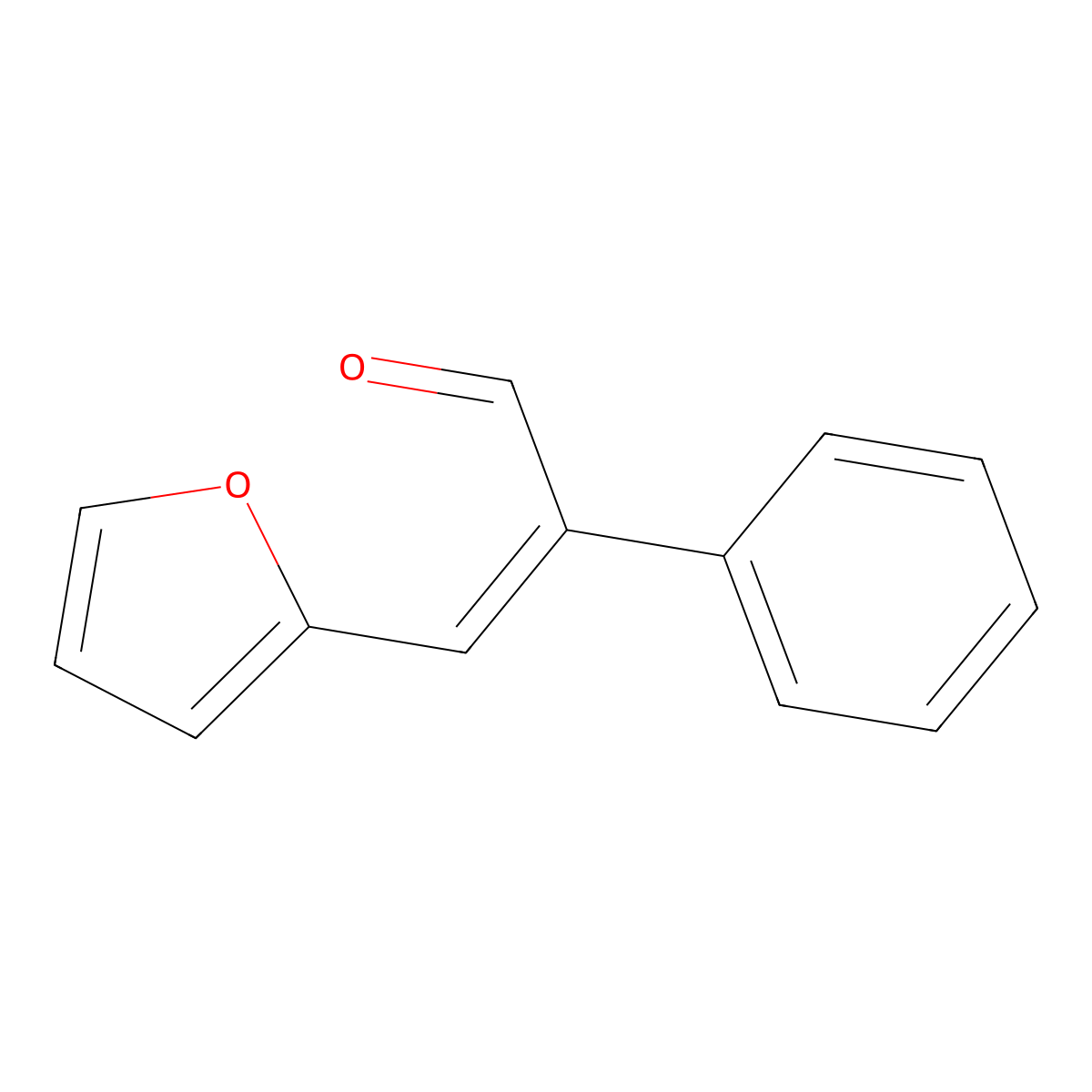 3-(2-Furyl)-2-phenylpropenal molecular structure, CAS 65545-82-6
