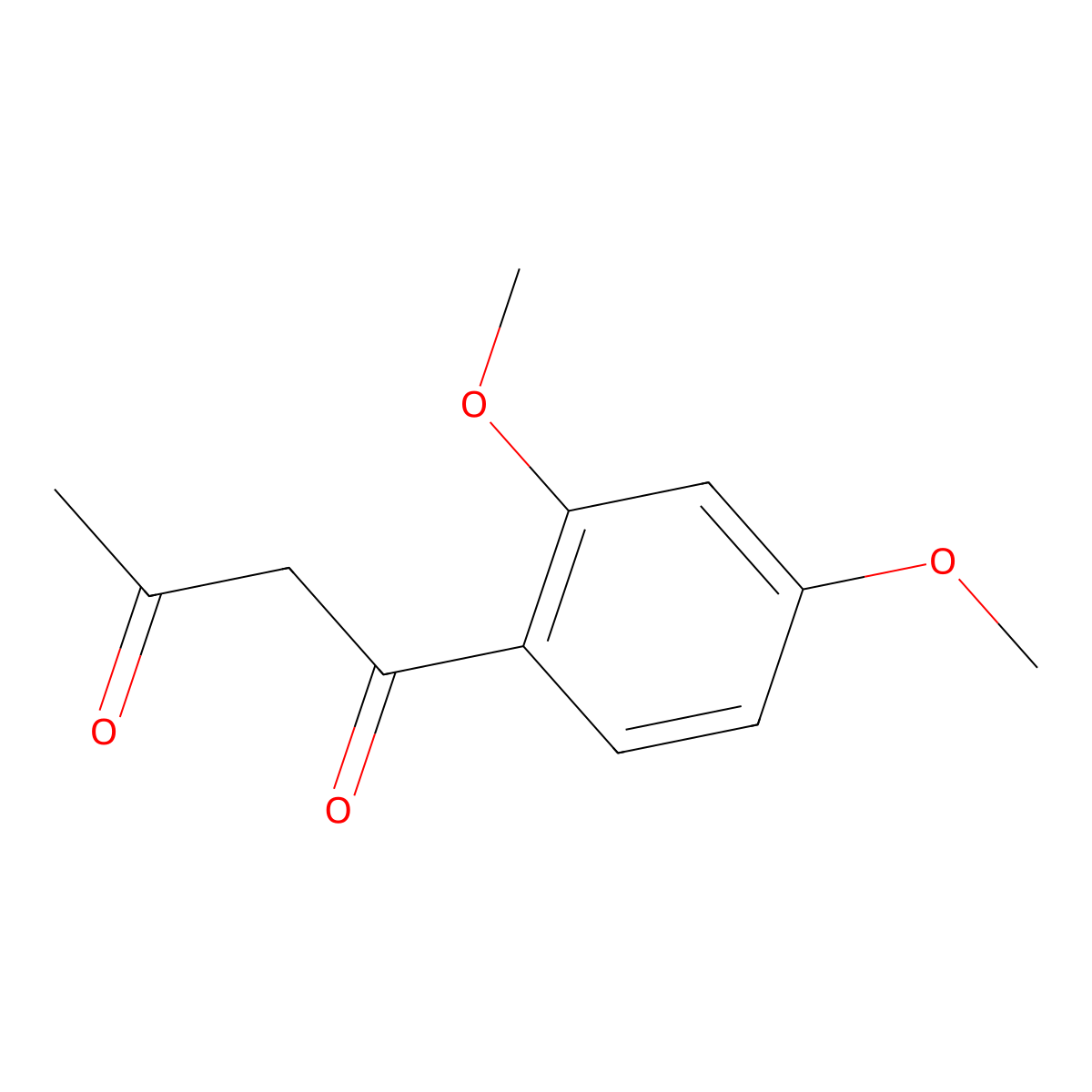 1-(2,4-Dimethoxyphenyl)butane-1,3-dione molecular structure, CAS 65547-54-8