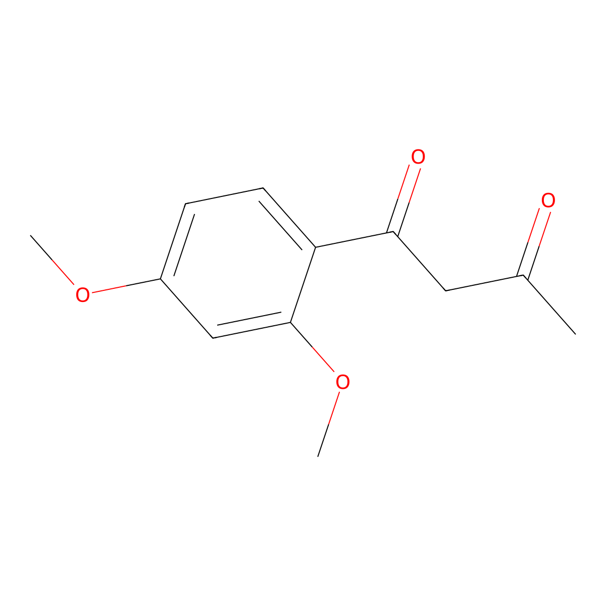 1-(2,4-Dimethoxyphenyl)butane-1,3-dione molecular structure, CAS 65547-54-8