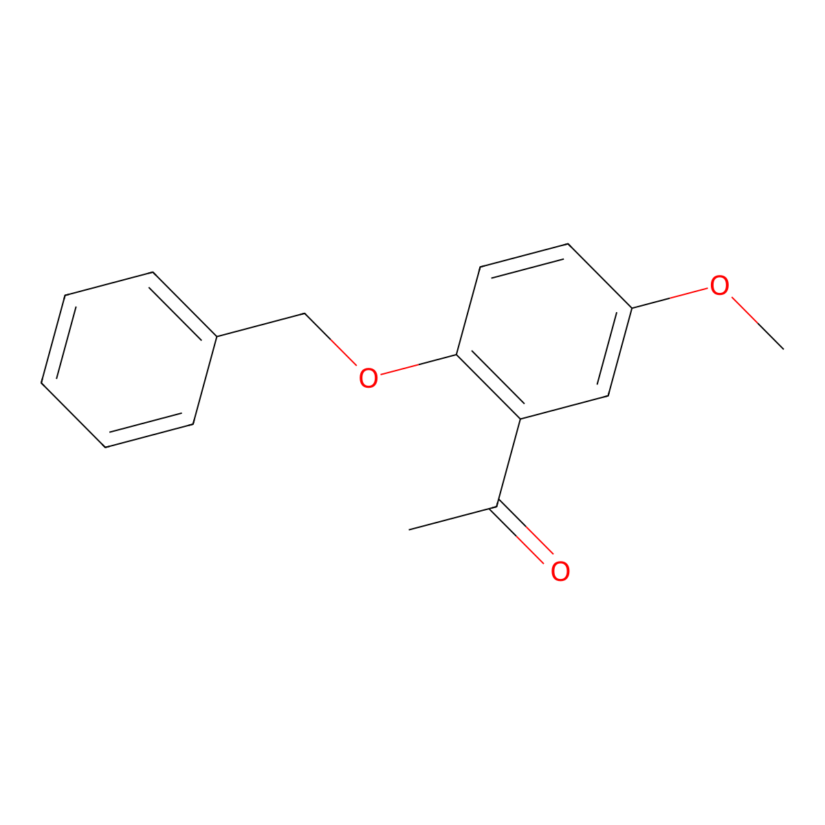 1-(2-(Benzyloxy)-5-methoxyphenyl)ethanone molecular structure, CAS 65547-82-2