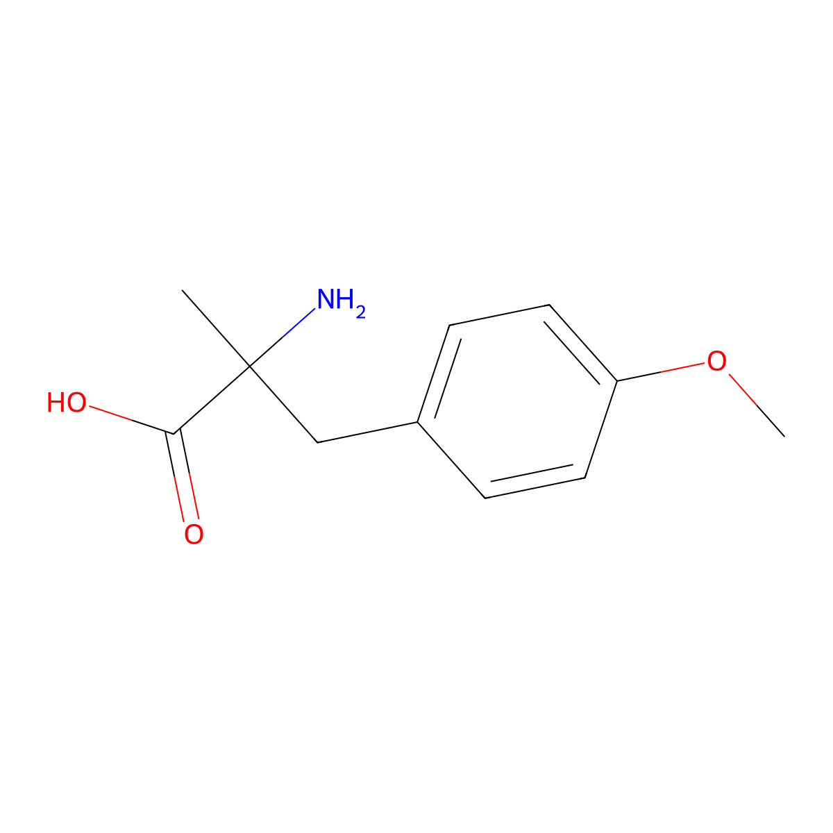 O,alpha-dimethyl-L-tyrosine molecular structure, CAS 65555-88-6