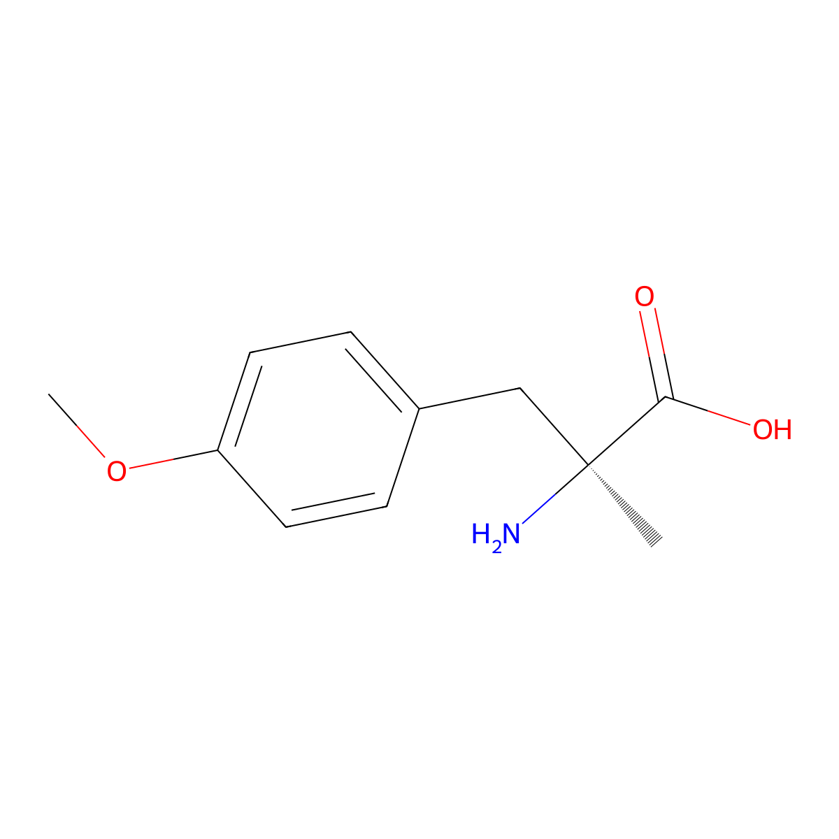 O,alpha-dimethyl-L-tyrosine molecular structure, CAS 65555-88-6