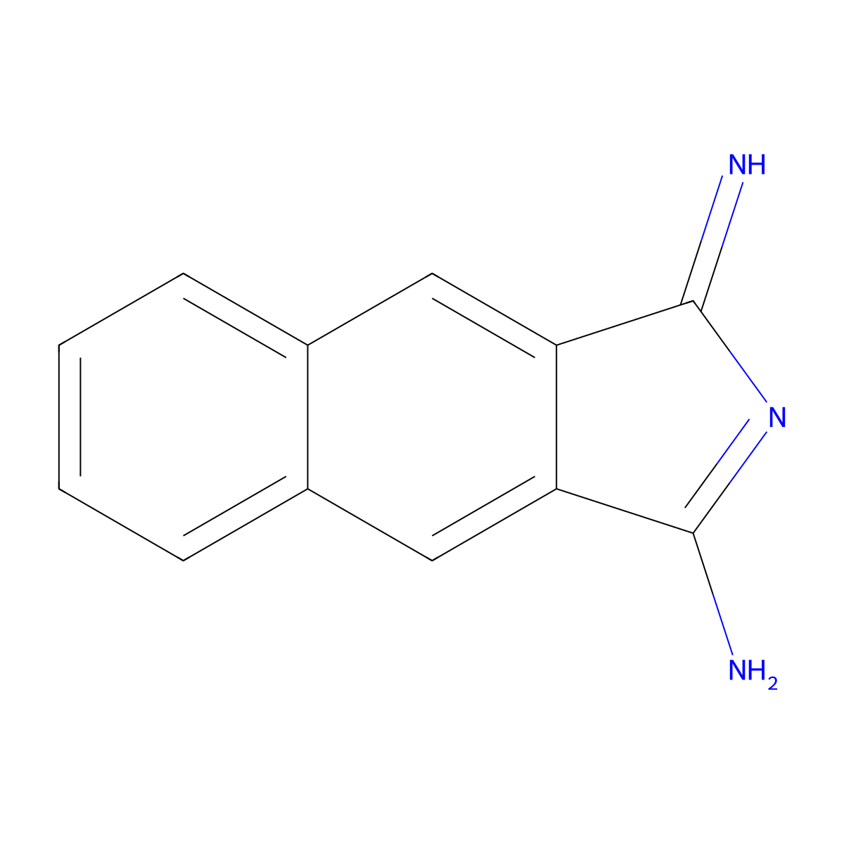 1,3-Diiminobenz(f)isoindoline molecular structure, CAS 65558-69-2