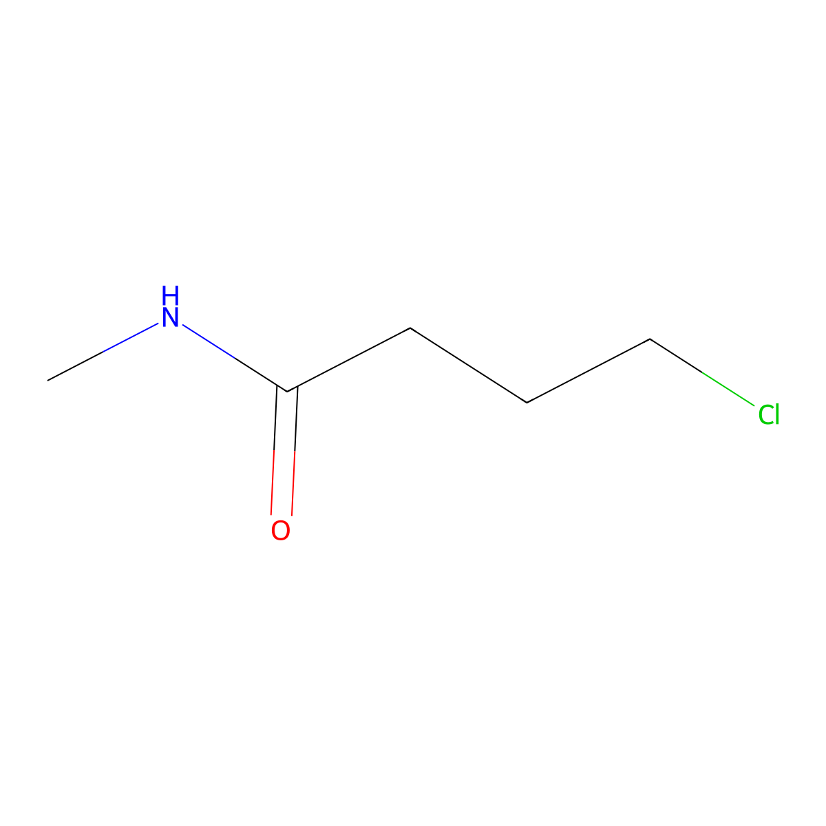 4-chloro-N-methylbutanamide molecular structure, CAS 65560-95-4