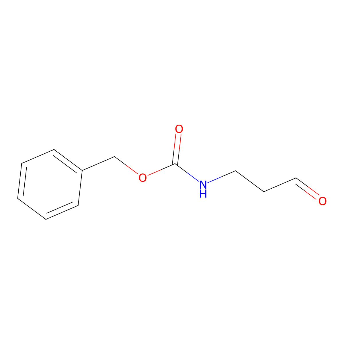 Benzyl (3-Oxopropyl)carbamate molecular structure, CAS 65564-05-8