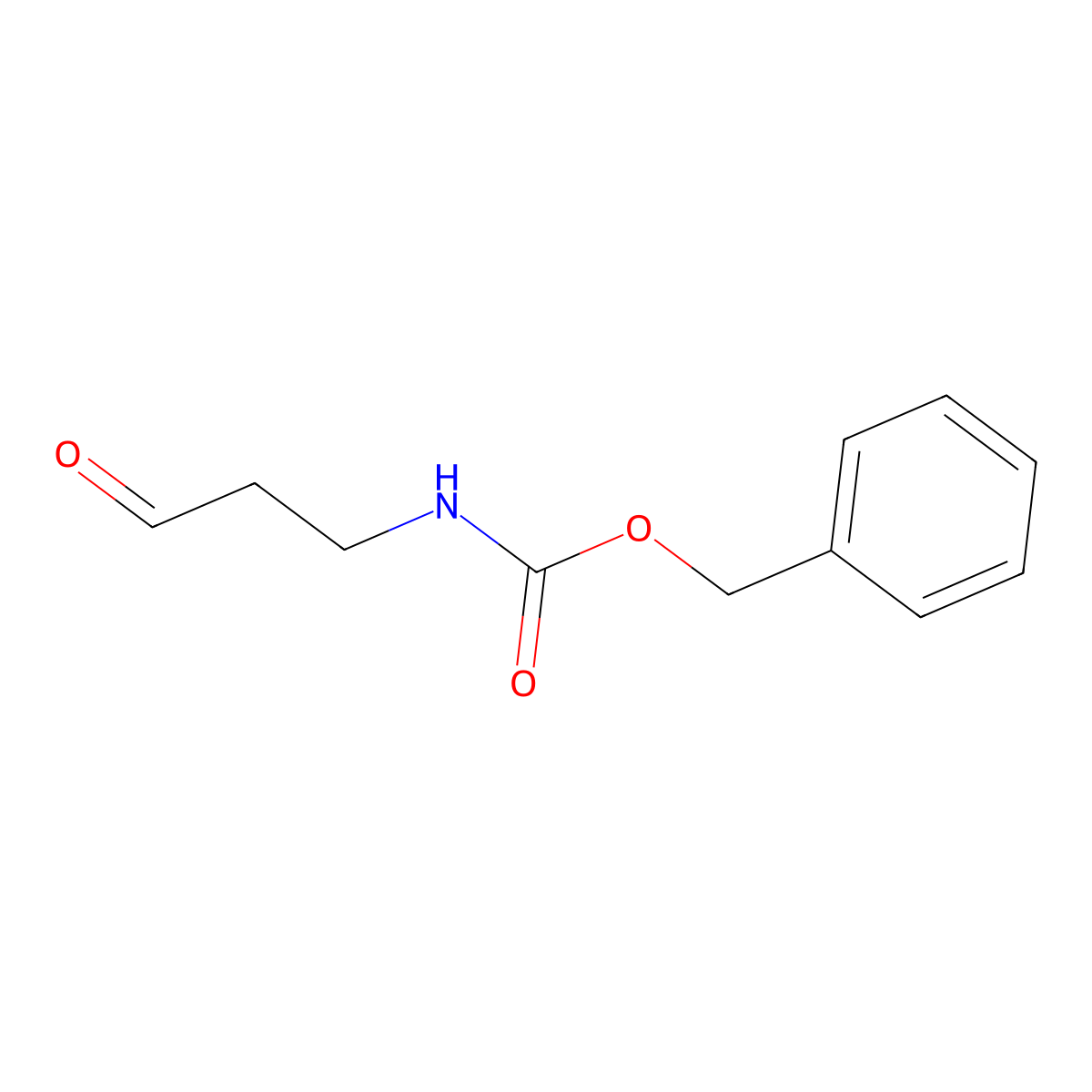 Benzyl (3-Oxopropyl)carbamate molecular structure, CAS 65564-05-8