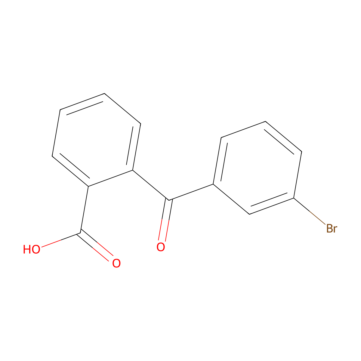2-(3-Bromobenzoyl)benzoic acid molecular structure, CAS 65565-11-9