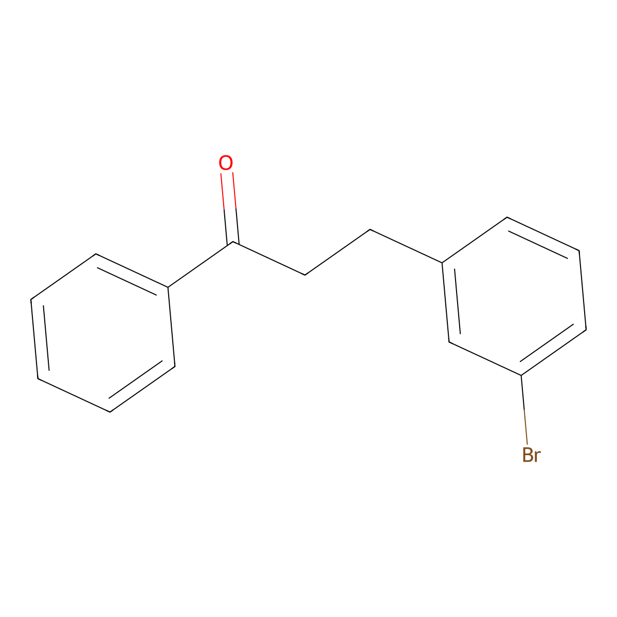 3-(3-Bromophenyl)propiophenone molecular structure, CAS 65565-12-0