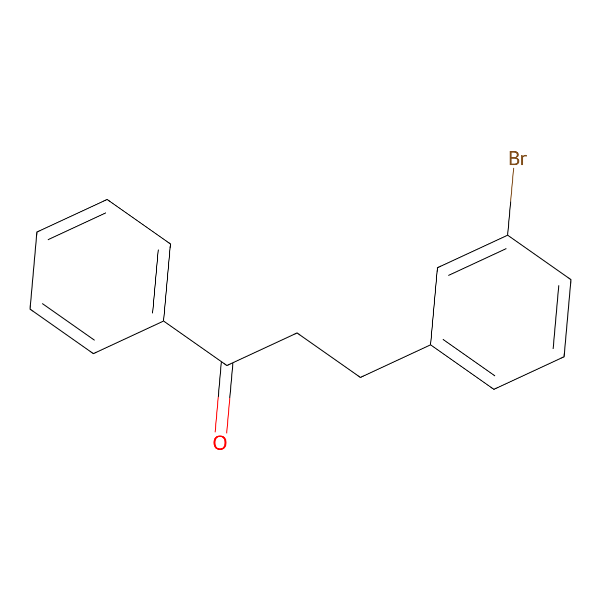 3-(3-Bromophenyl)propiophenone molecular structure, CAS 65565-12-0