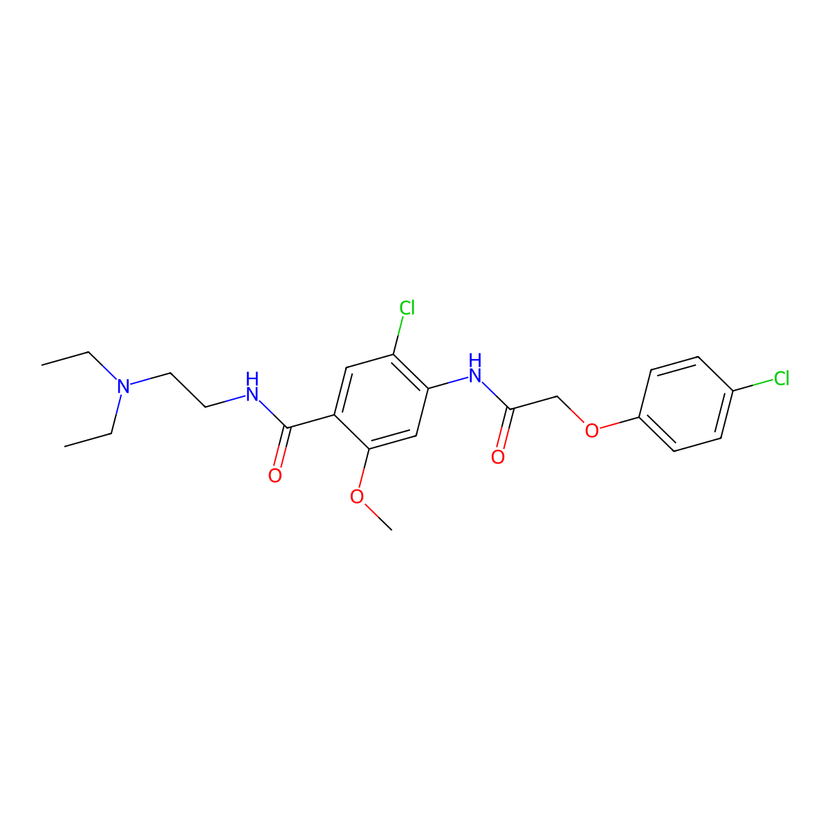 Cloxacepride molecular structure, CAS 65569-29-1