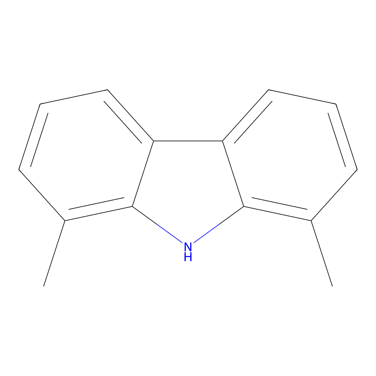 1,8-Dimethyl-9H-carbazole molecular structure, CAS 6558-83-4