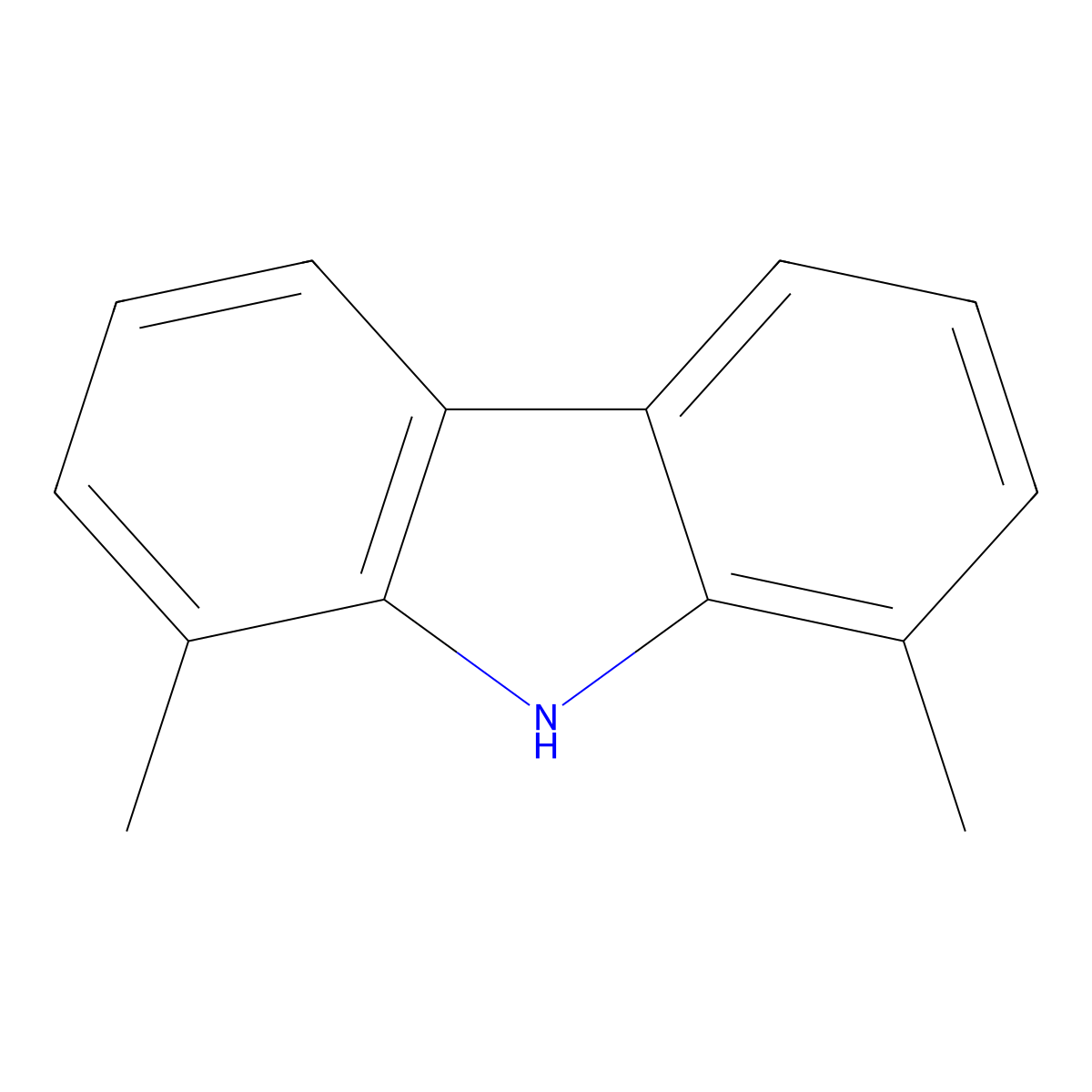 1,8-Dimethyl-9H-carbazole molecular structure, CAS 6558-83-4