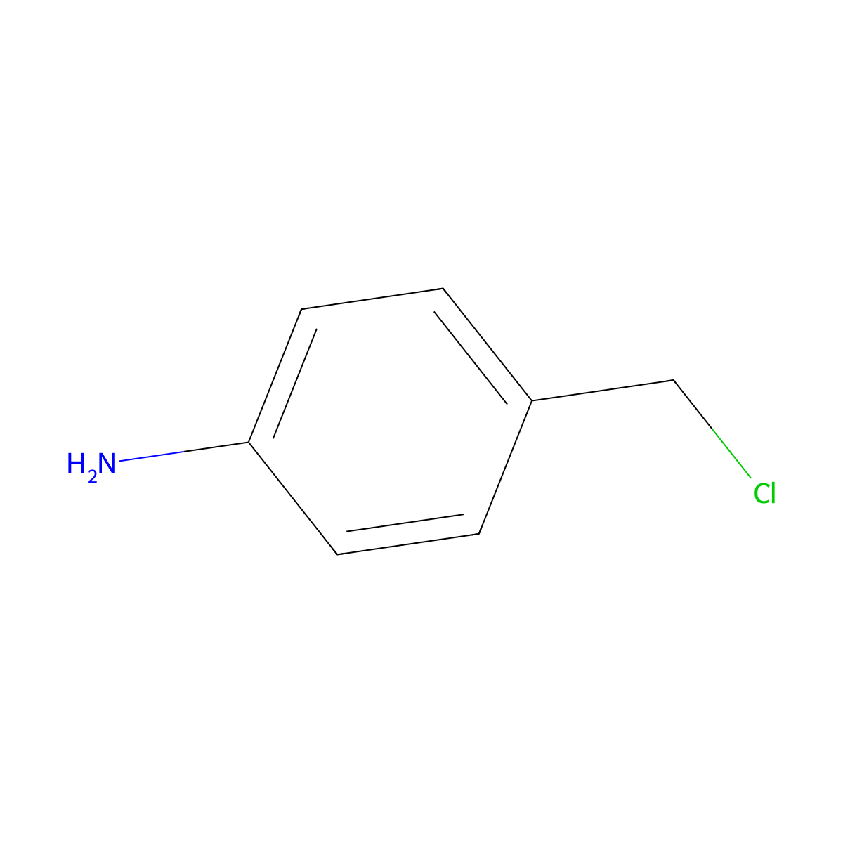 4-Chloromethylaniline molecular structure, CAS 65581-19-3