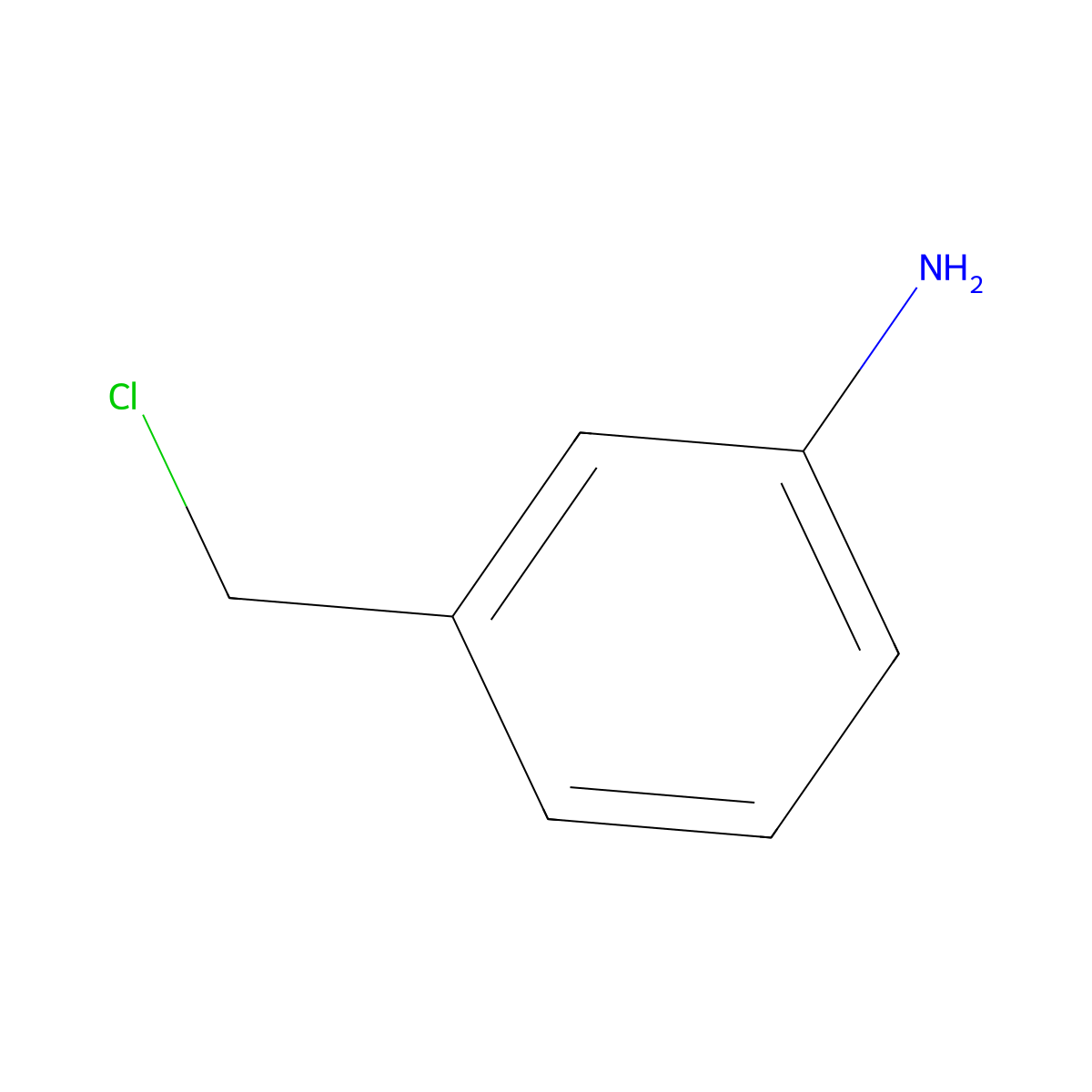 3-(Chloromethyl)aniline molecular structure, CAS 65581-20-6