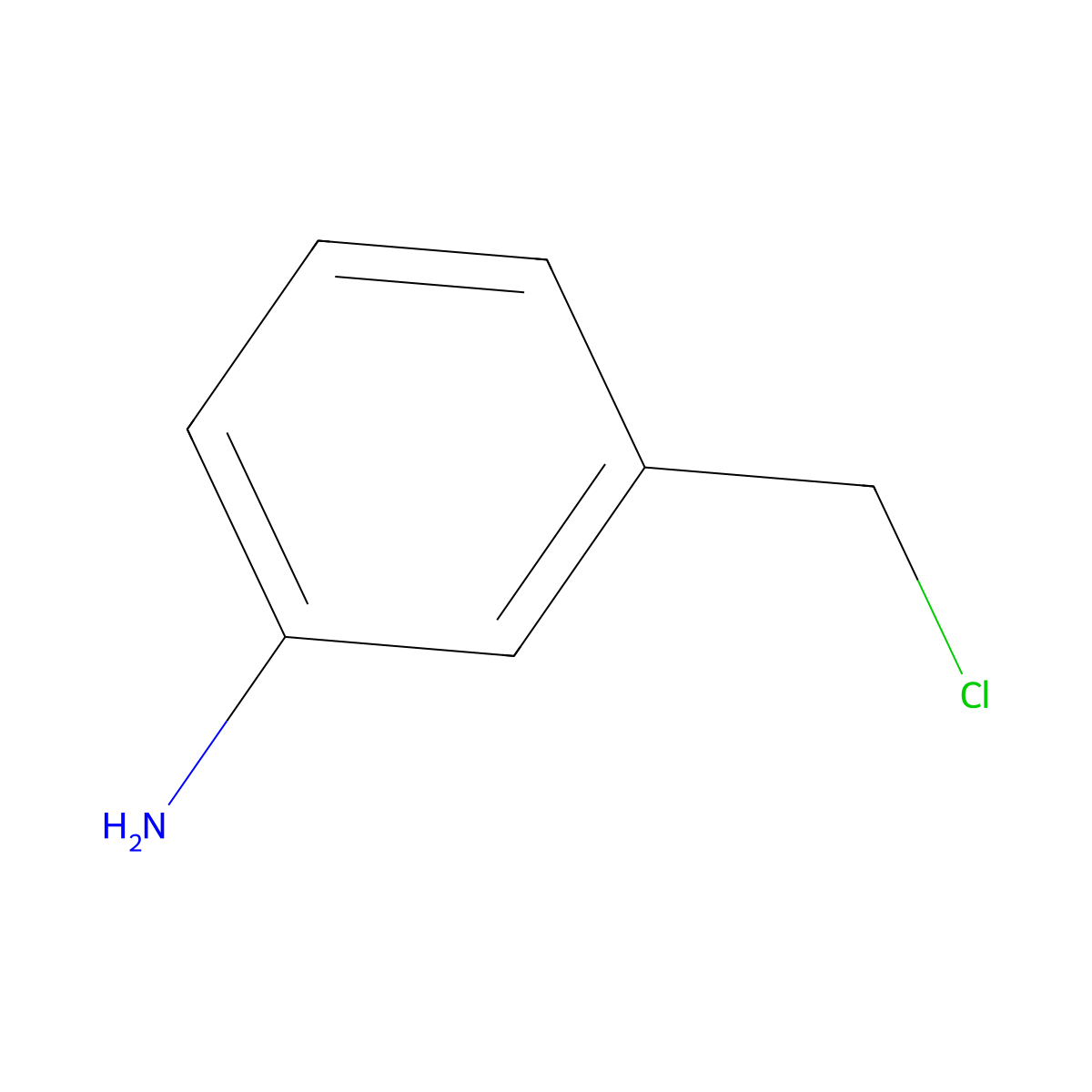 3-(Chloromethyl)aniline molecular structure, CAS 65581-20-6