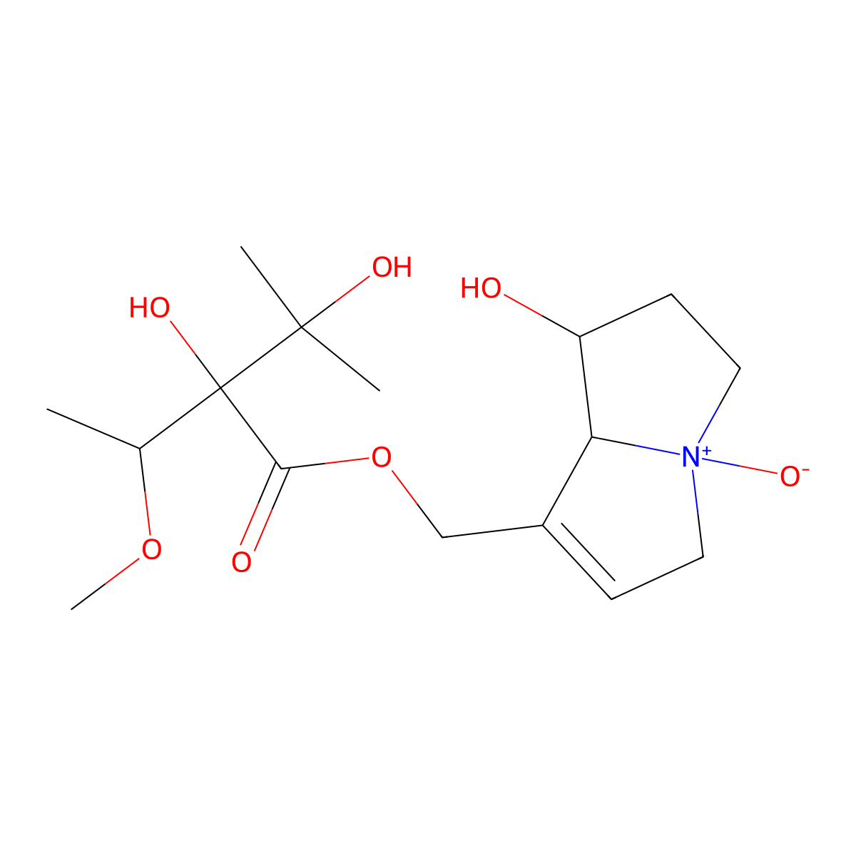 Europine N-oxide molecular structure, CAS 65582-53-8