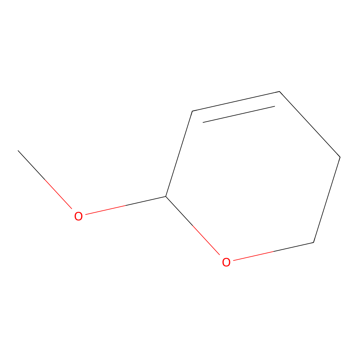 6-Methoxy-3,6-dihydro-2H-pyran molecular structure, CAS 6559-34-8