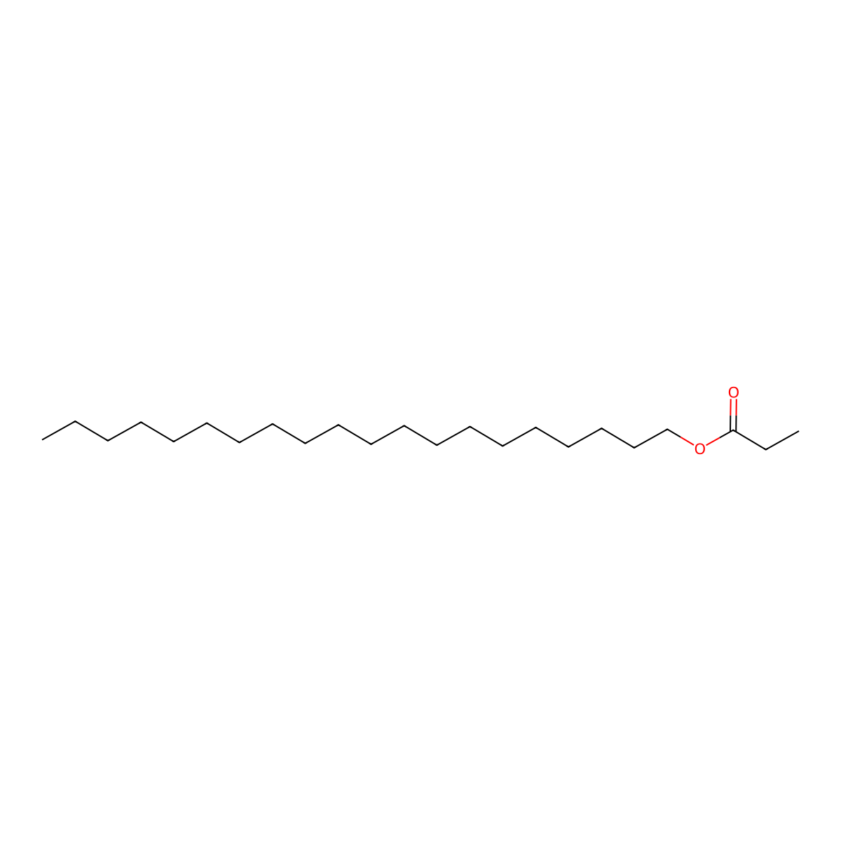 Arachidyl Propionate molecular structure, CAS 65591-14-2