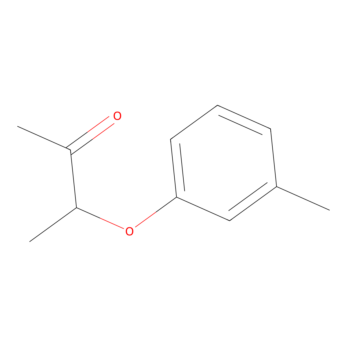 3-(3-Methylphenoxy)-2-butanone molecular structure, CAS 6560-02-7