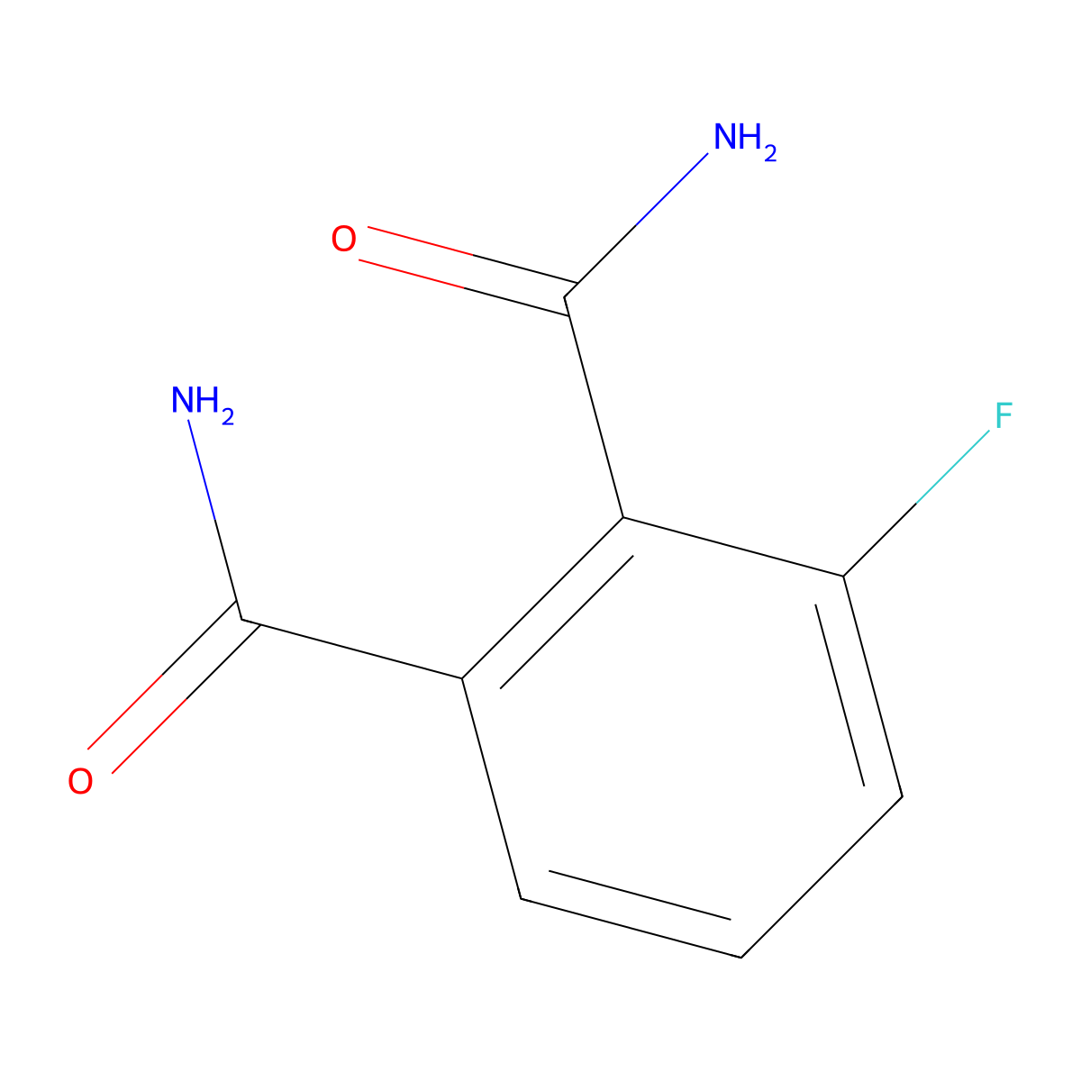 3-Fluorophthalamide molecular structure, CAS 65610-11-9