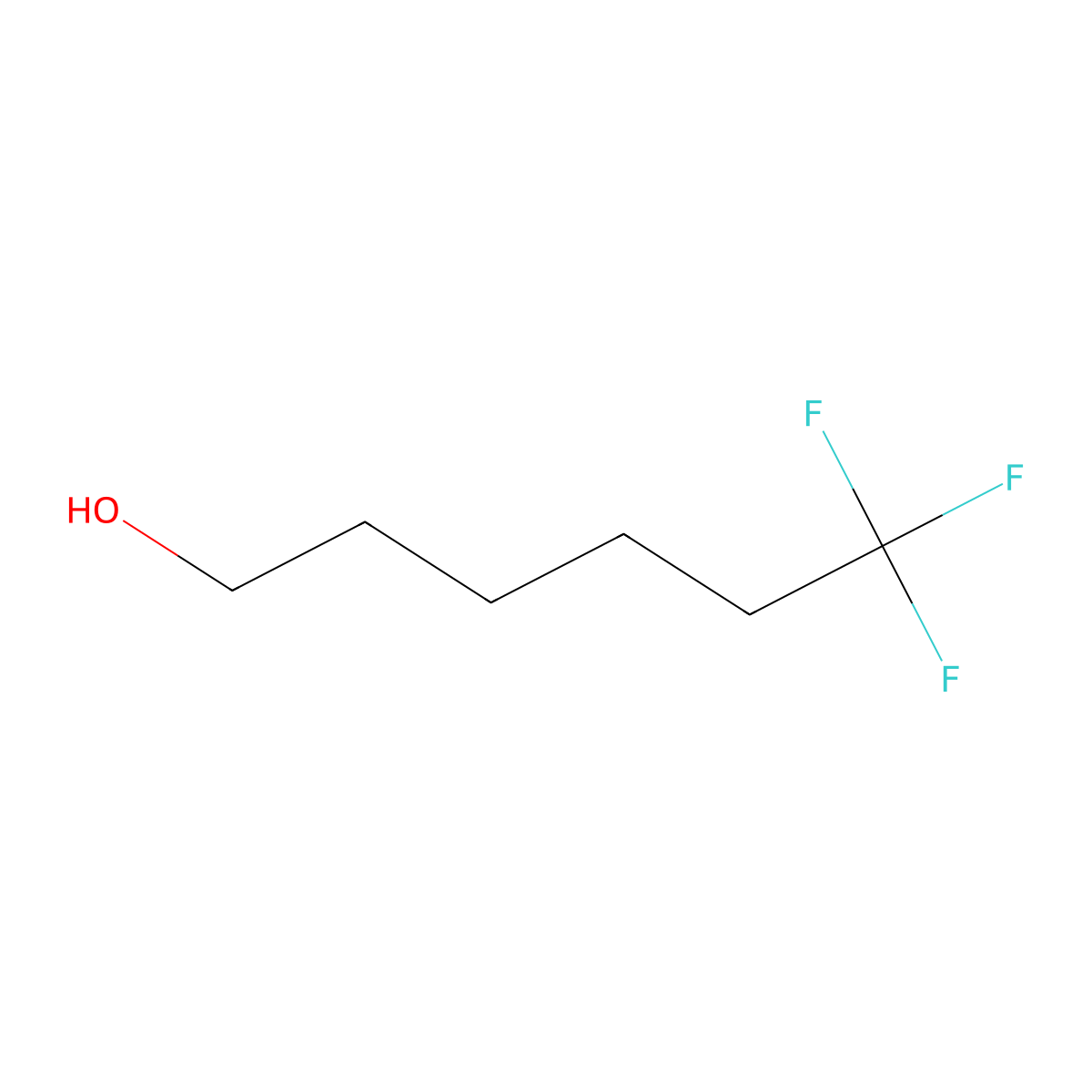 6,6,6-Trifluoro-1-hexanol molecular structure, CAS 65611-47-4