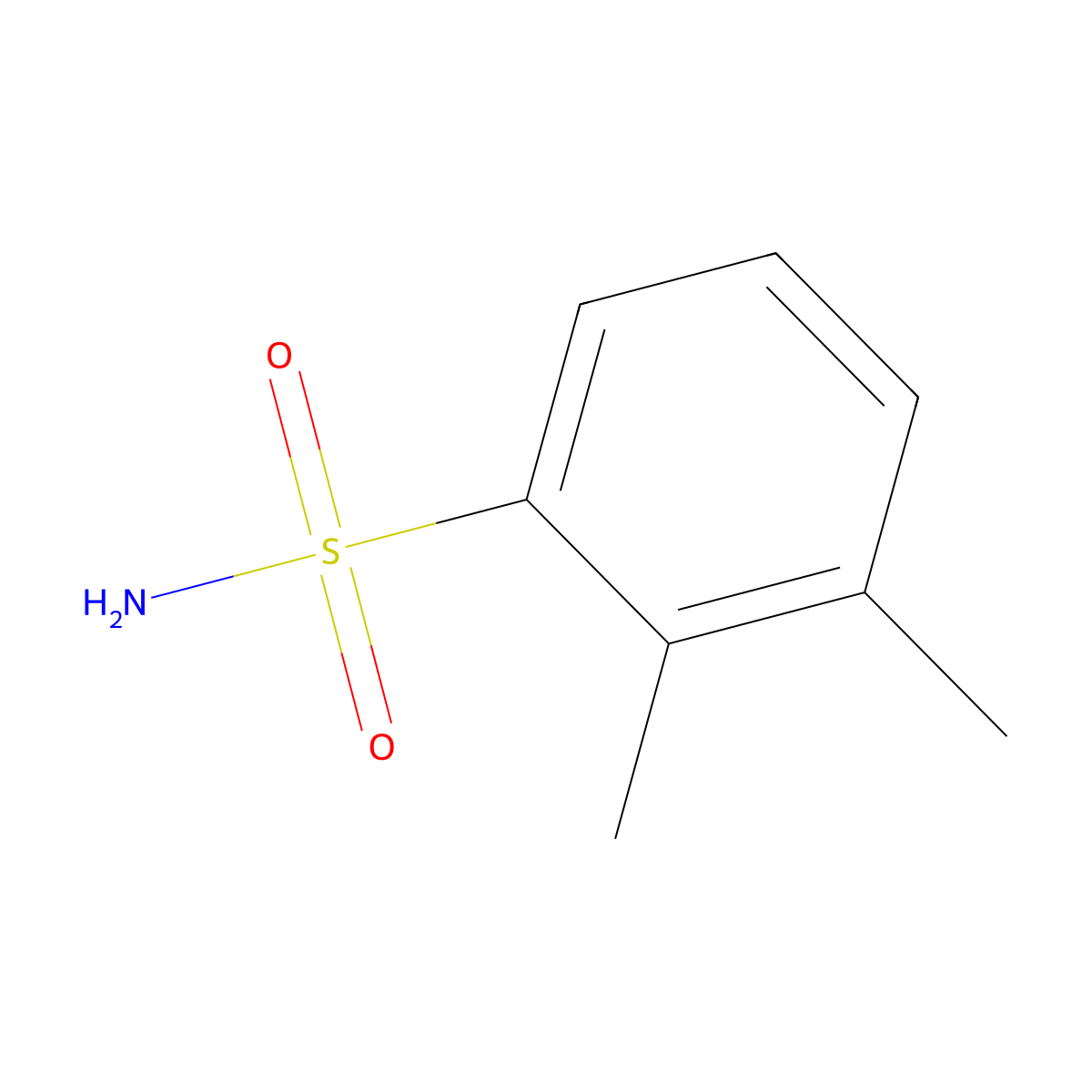 2,3-Dimethylbenzene-1-sulfonamide molecular structure, CAS 65625-40-3