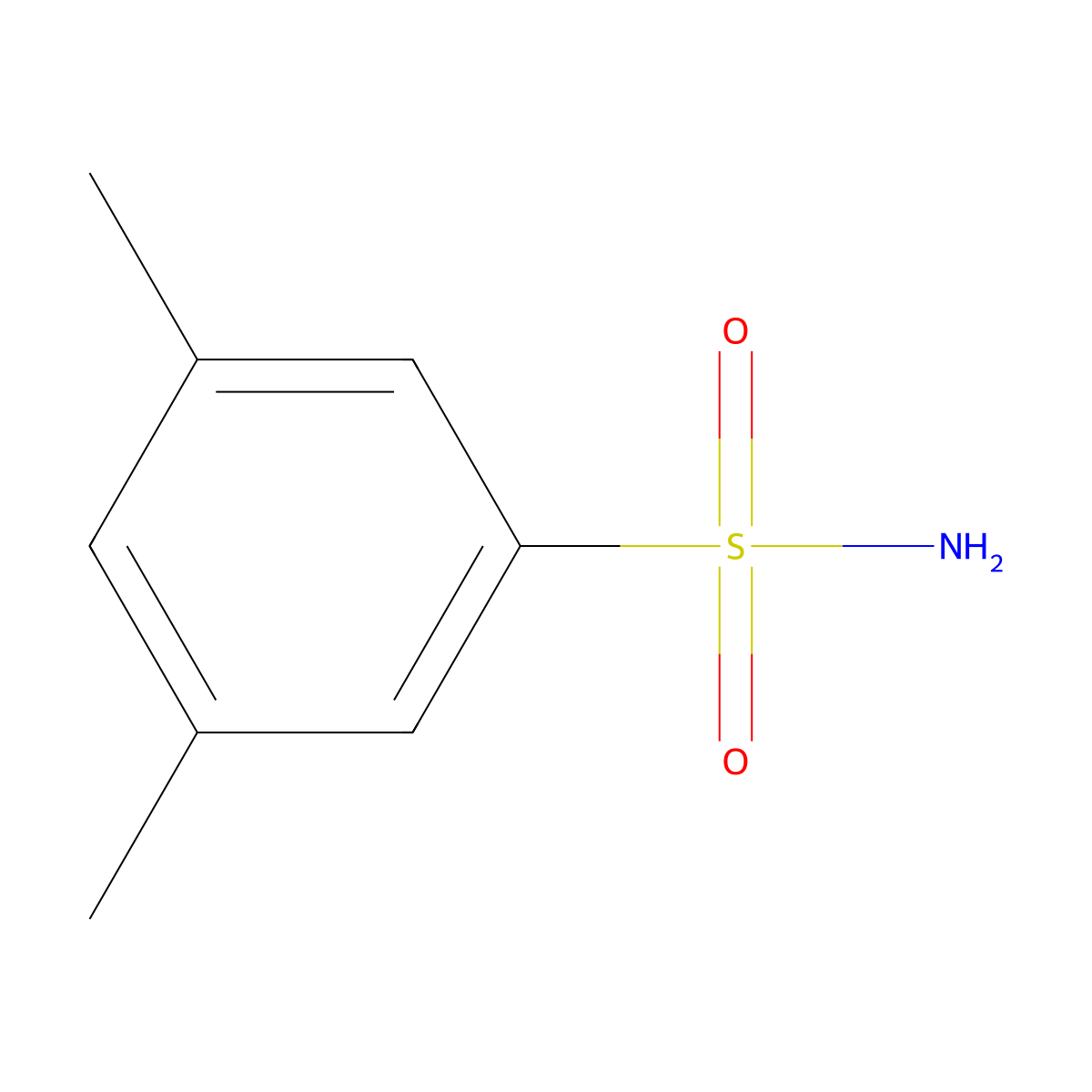 3,5-Dimethylbenzenesulfonamide molecular structure, CAS 65625-49-2