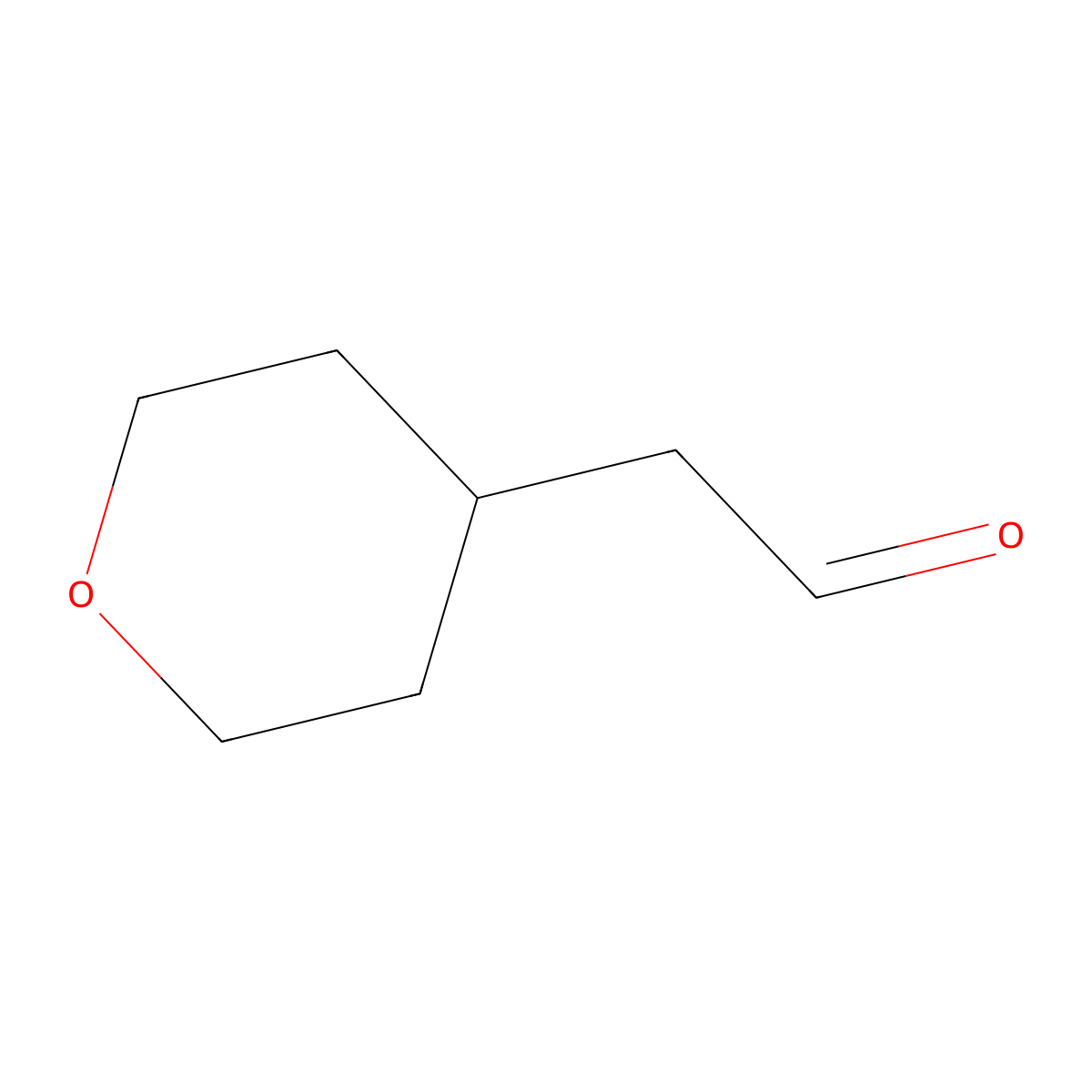 2-(Oxan-4-yl)acetaldehyde molecular structure, CAS 65626-23-5