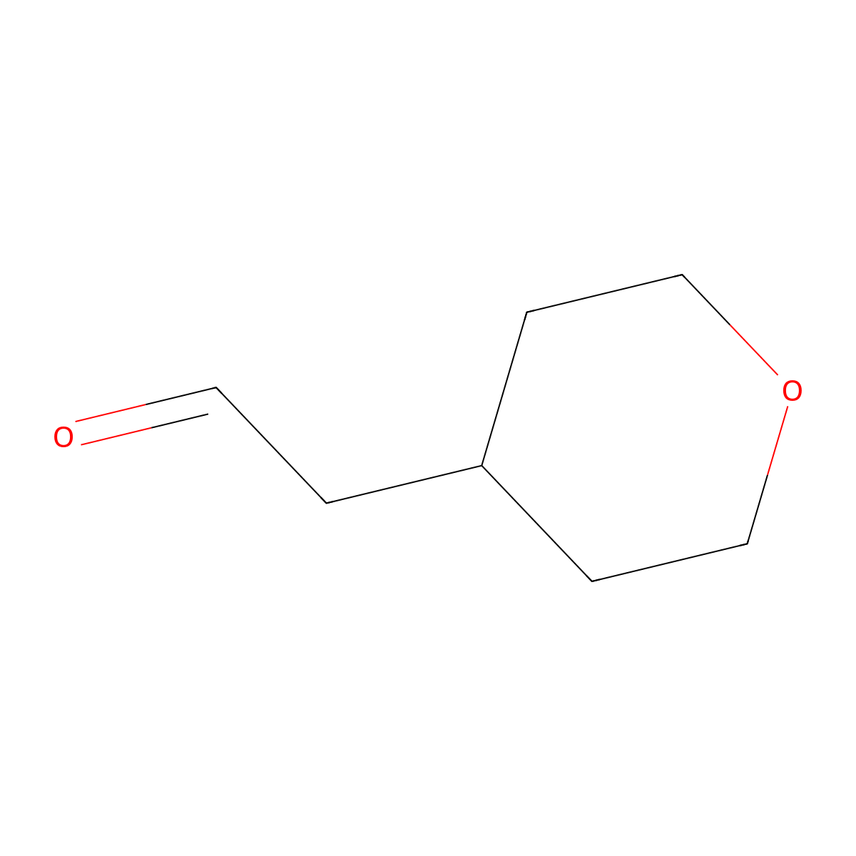 2-(Oxan-4-yl)acetaldehyde molecular structure, CAS 65626-23-5