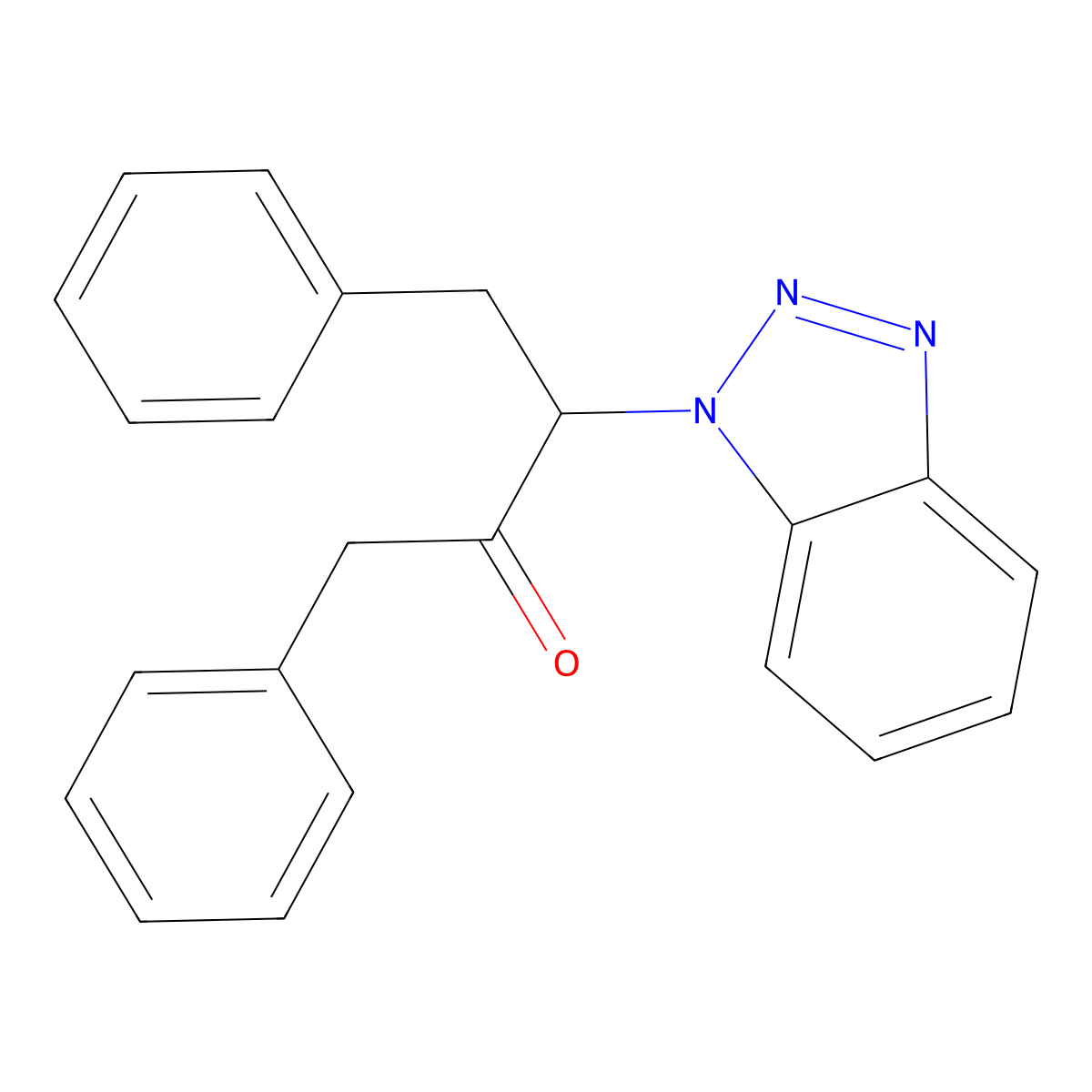 3-(1H-1,2,3-Benzotriazol-1-yl)-1,4-diphenylbutan-2-one molecular structure, CAS 656260-57-0