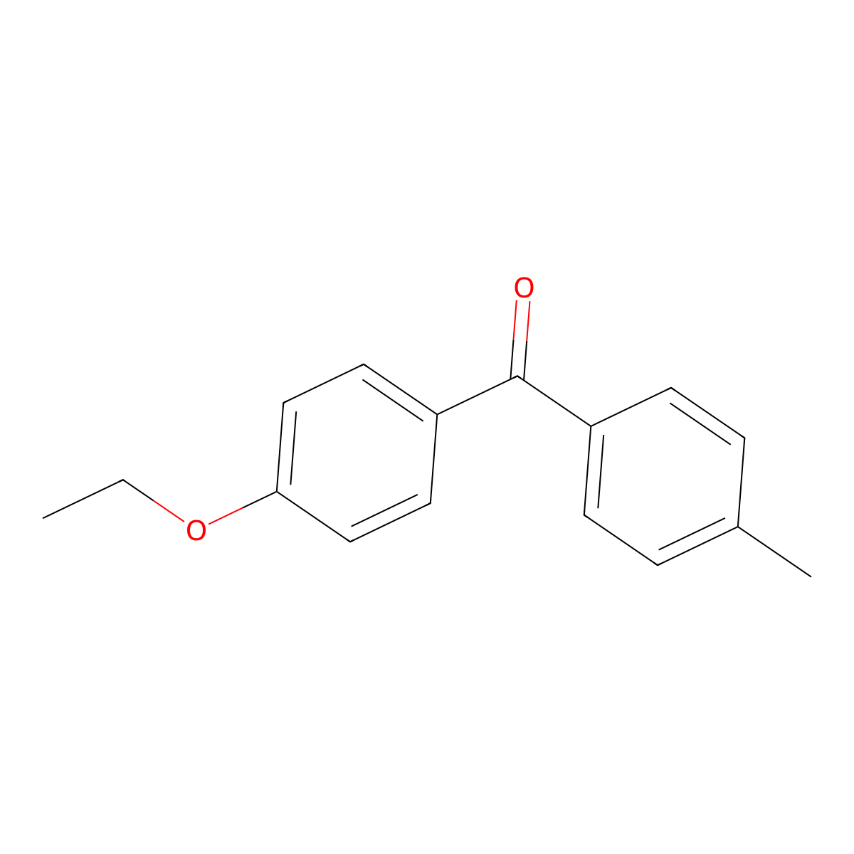 4-Ethoxy-4'-methylbenzophenone molecular structure, CAS 65629-84-7