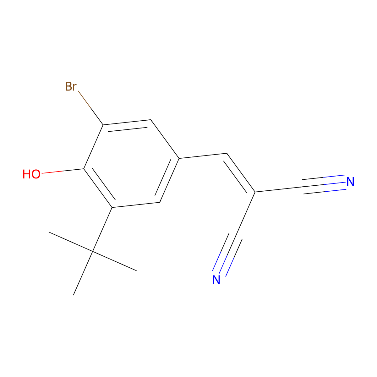 Tyrphostin AG 1024 molecular structure, CAS 65678-07-1
