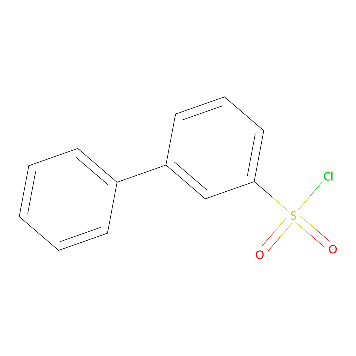 3-Phenylbenzene-1-sulfonyl chloride molecular structure, CAS 65685-01-0