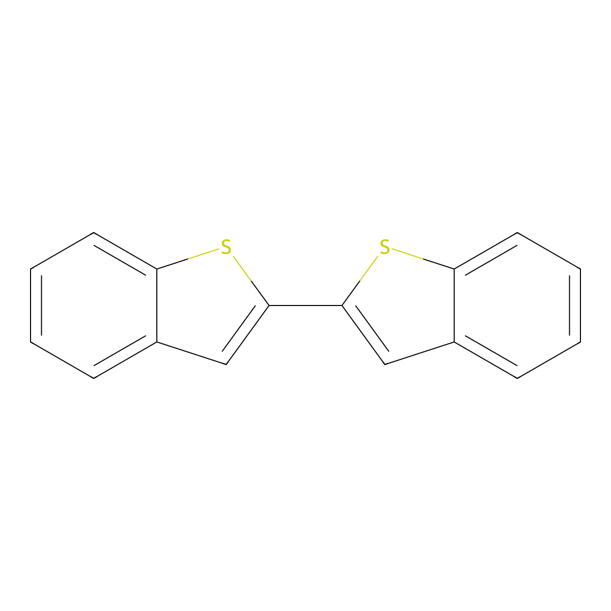 2,2'-Bibenzo(b)thiophene molecular structure, CAS 65689-53-4