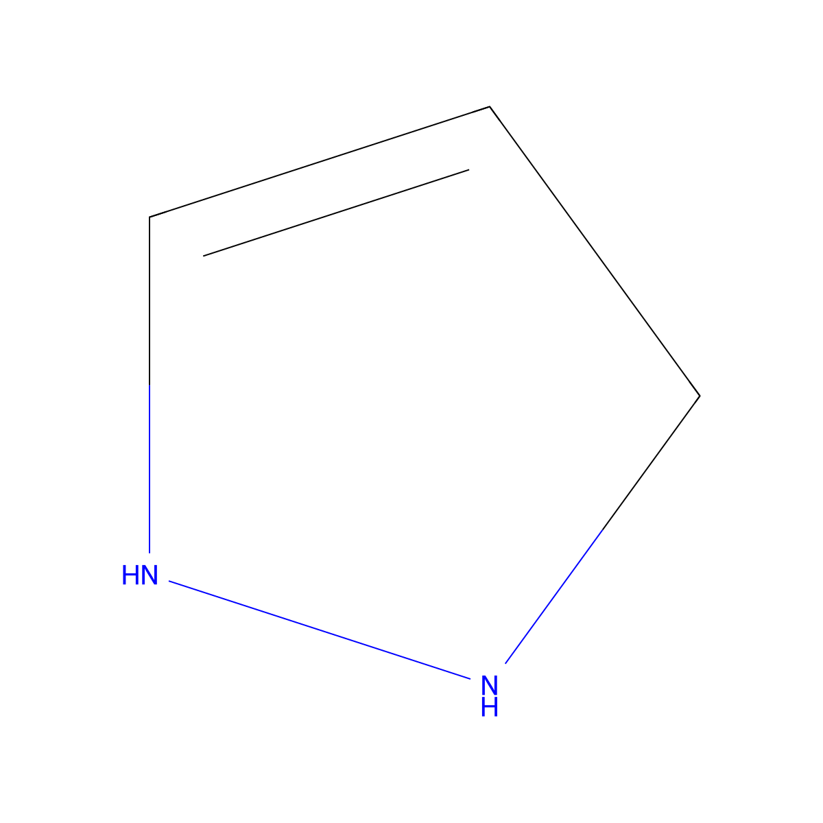 2,3-dihydro-1H-pyrazole molecular structure, CAS 6569-23-9