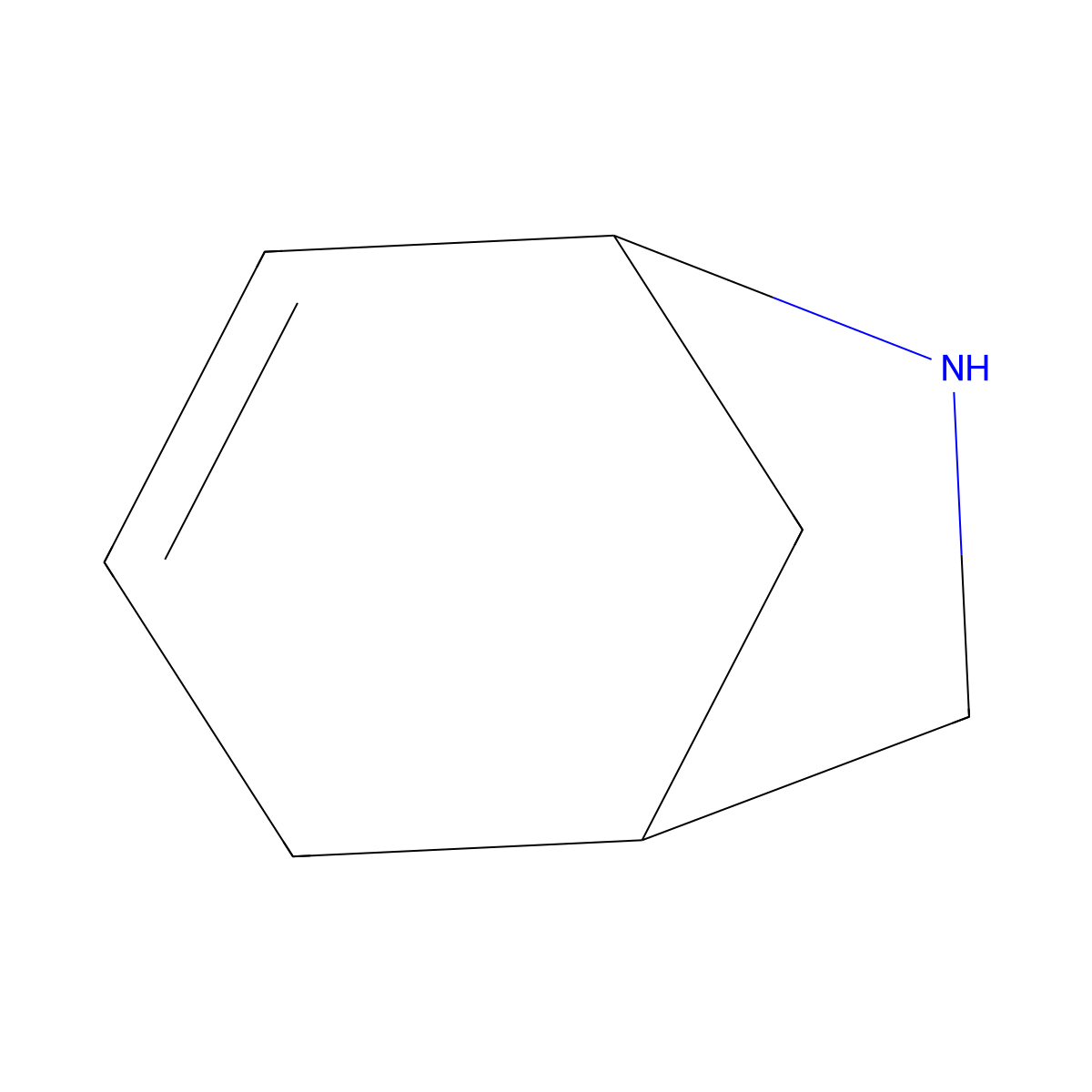 6-Azabicyclo[3.2.1]oct-3-ene molecular structure, CAS 6570-16-7