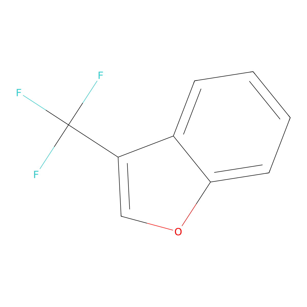 3-(Trifluoromethyl)benzofuran molecular structure, CAS 65715-21-1