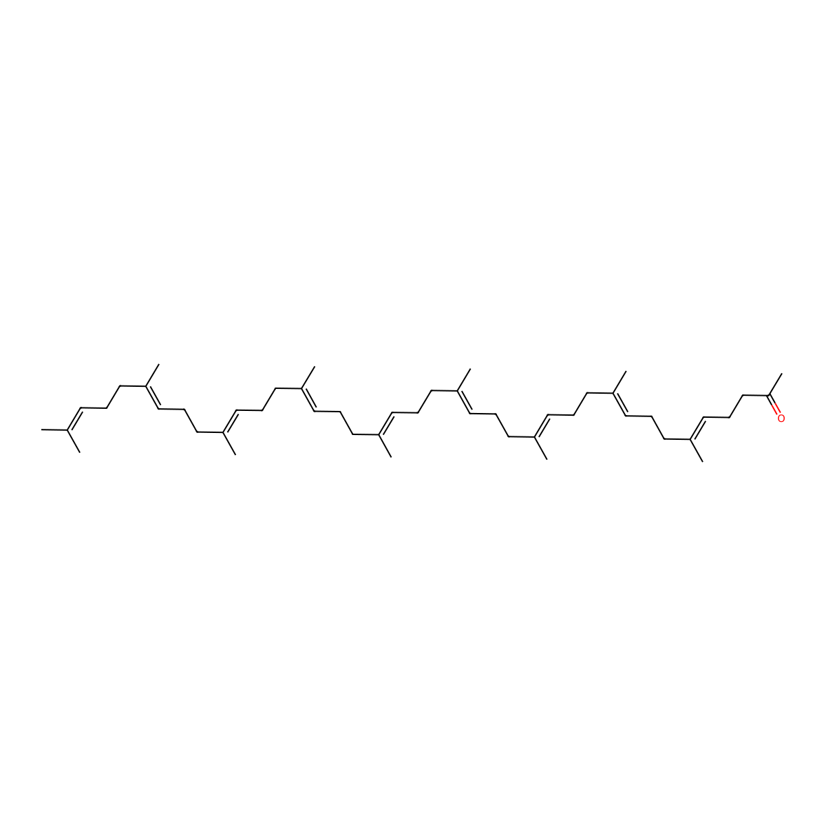 Solanesyl Acetone molecular structure, CAS 65717-26-2