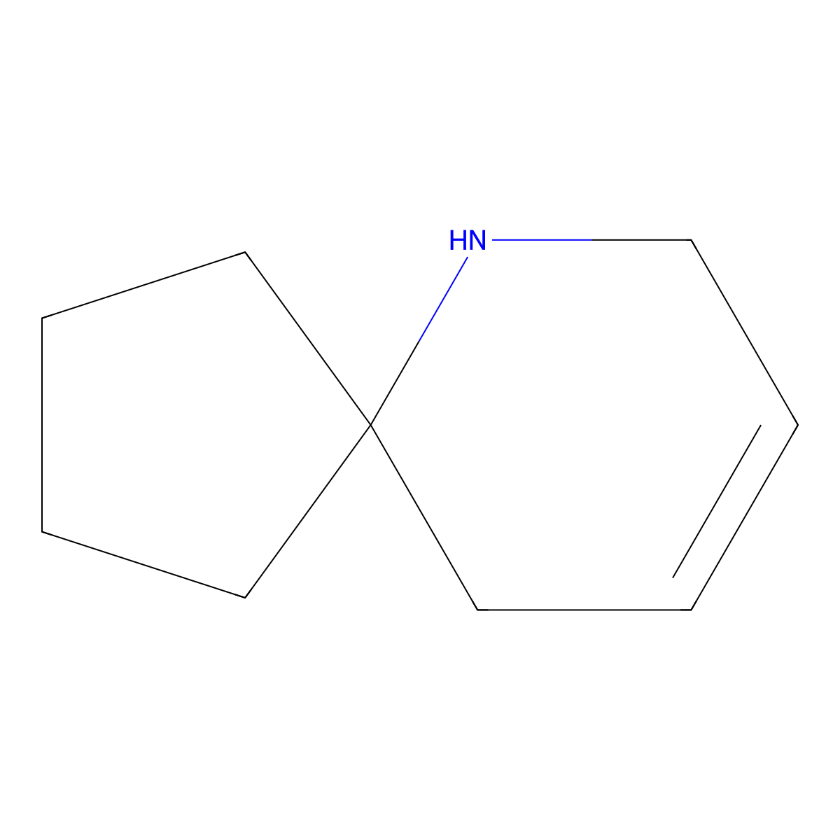 6-Azaspiro[4.5]dec-8-ene molecular structure, CAS 6572-75-4