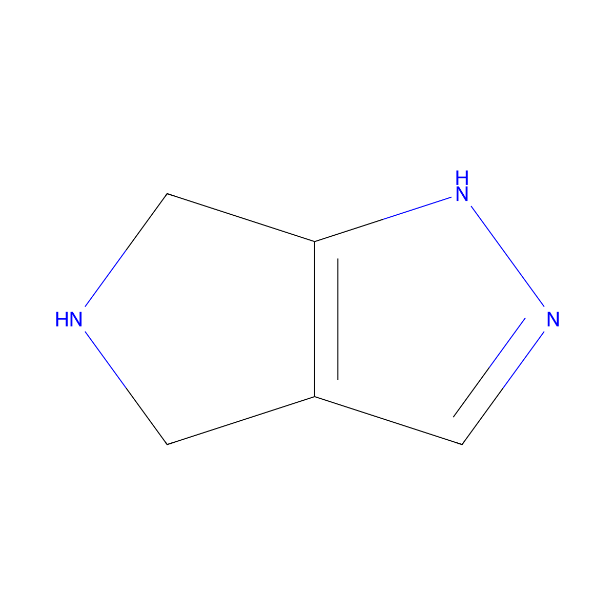 1,4,5,6-Tetrahydropyrrolo[3,4-c]pyrazole molecular structure, CAS 6573-19-9