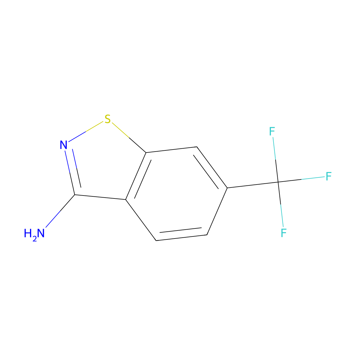 6-(Trifluoromethyl)benzo[d]isothiazol-3-amine molecular structure, CAS 657348-87-3
