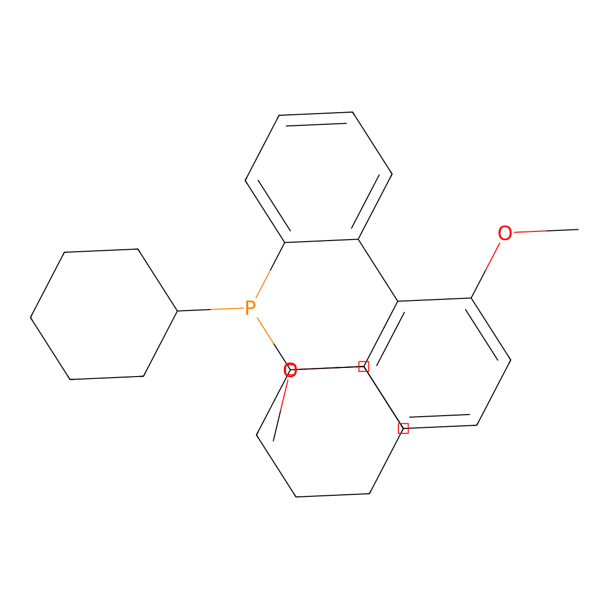2-Dicyclohexylphosphino-2',6'-dimethoxybiphenyl molecular structure, CAS 657408-07-6