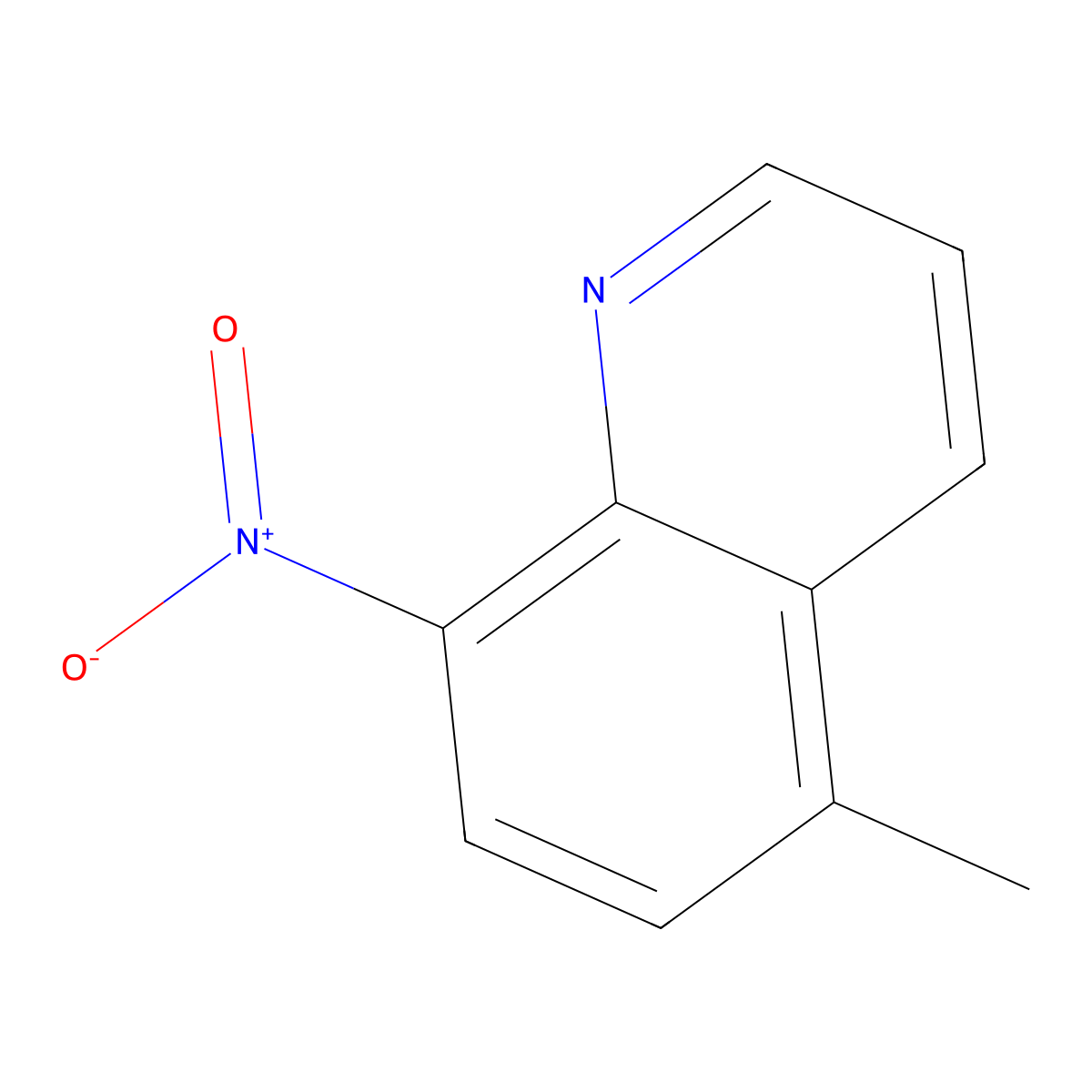 5-Methyl-8-nitroquinoline molecular structure, CAS 65745-69-9