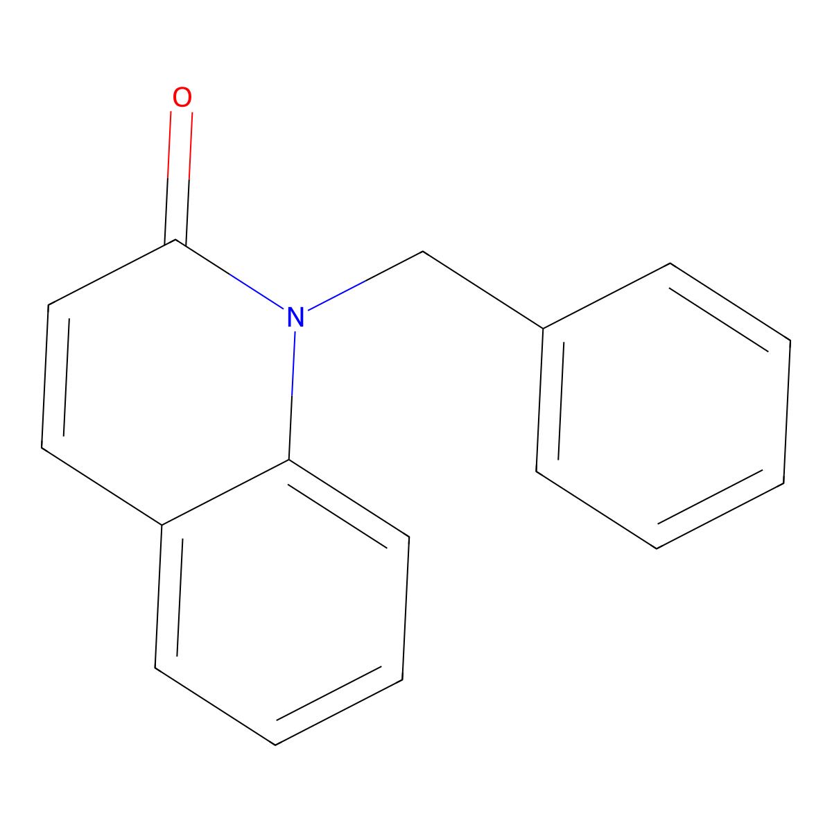 1-Benzyl-2-quinolone molecular structure, CAS 65745-74-6