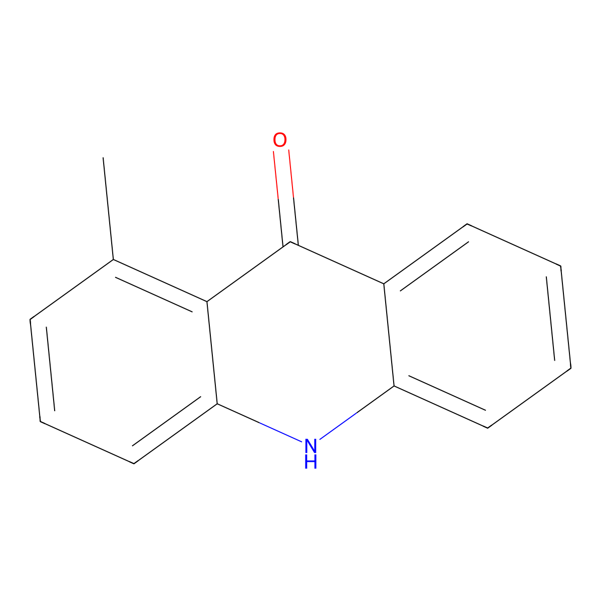 1-Methyl-9(10H)-acridinone molecular structure, CAS 65753-71-1