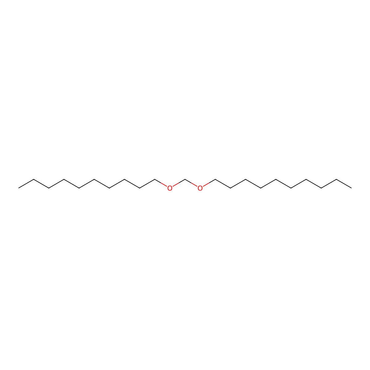 Decane, 1,1'-[methylenebis(oxy)]bis- molecular structure, CAS 65767-41-1