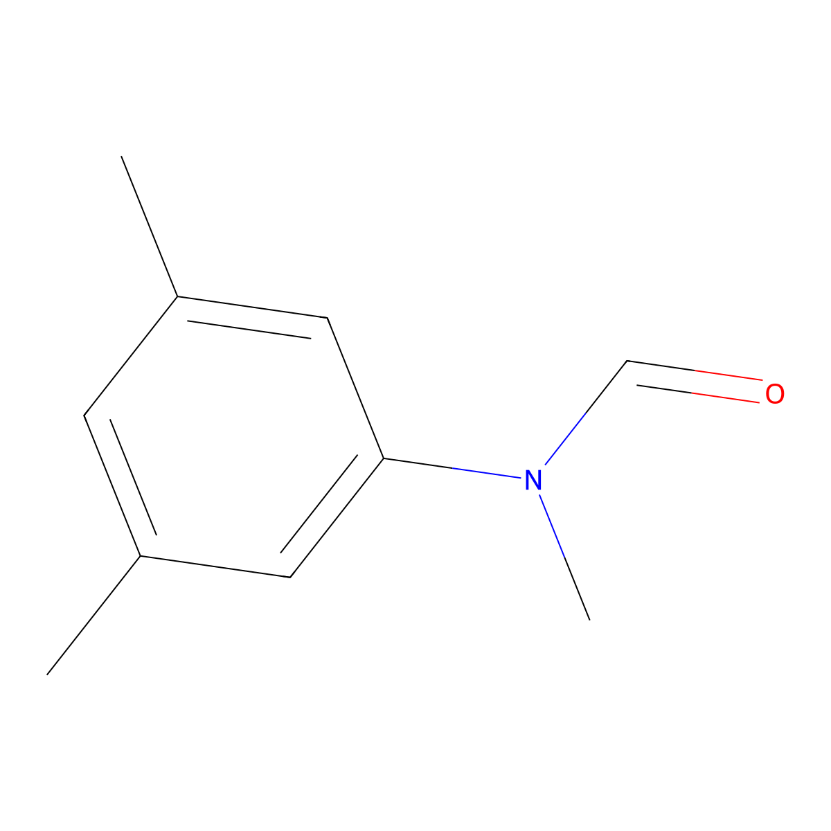 N-(3,5-dimethylphenyl)-N-methylformamide molecular structure, CAS 65772-54-5