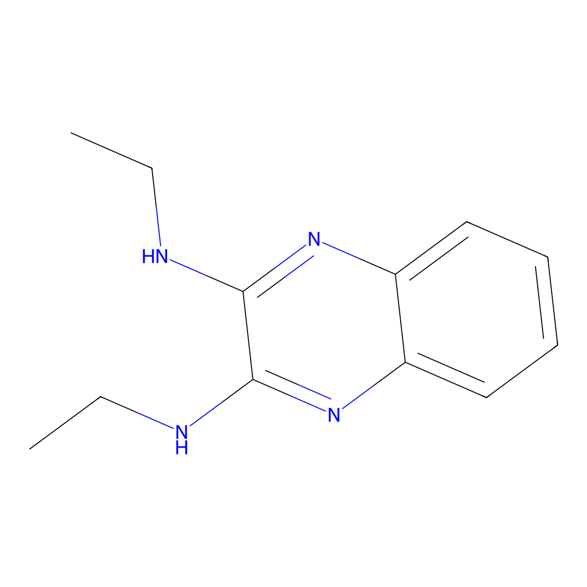 N,N'-Diethylquinoxaline-2,3-diamine molecular structure, CAS 65776-63-8