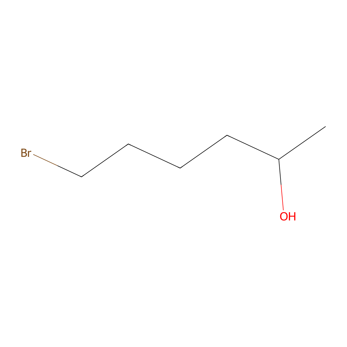 6-Bromo-2-hexanol molecular structure, CAS 65781-44-4